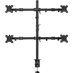 Ewent Soporte de escritorio para 4 monitores de hasta 32 pulgadas con estándar de montaje VESA