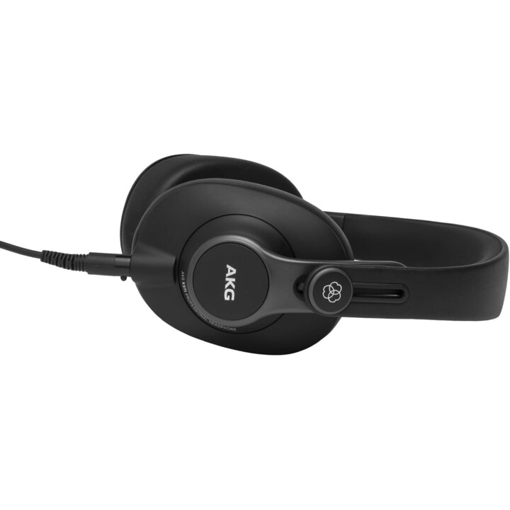 Cuffie e auricolari AKG K371 Cuffie cablate Fascia per palco/studio Nero, metallizzato