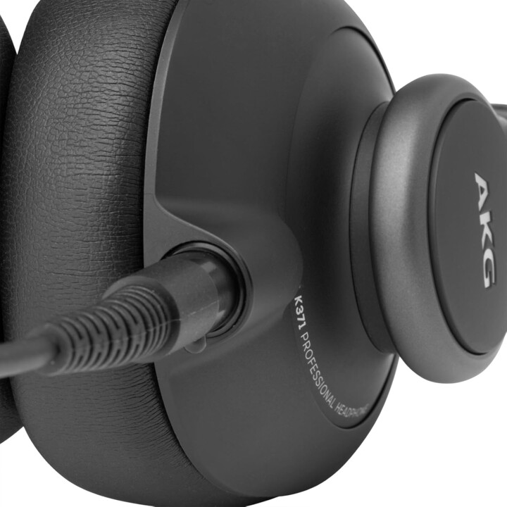 AKG K371 auricular y casco Auriculares Alámbrico Diadema Escenario/Estudio Negro, Metálico