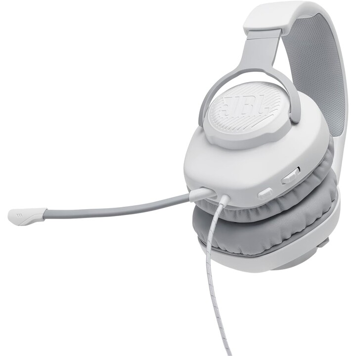 Auriculares Gaming con Micrófono JBL Quantum 100/ Jack 3.5/ Blancos