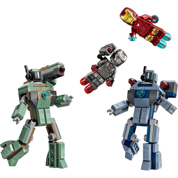 LEGO MARVEL 76320 Homem de Ferro e Máquina de Combate vs. Drones Martelo
