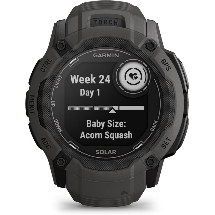 Garmin Instinct 2X Solar 50 mm Schwarz – Intelligente Uhr mit GPS