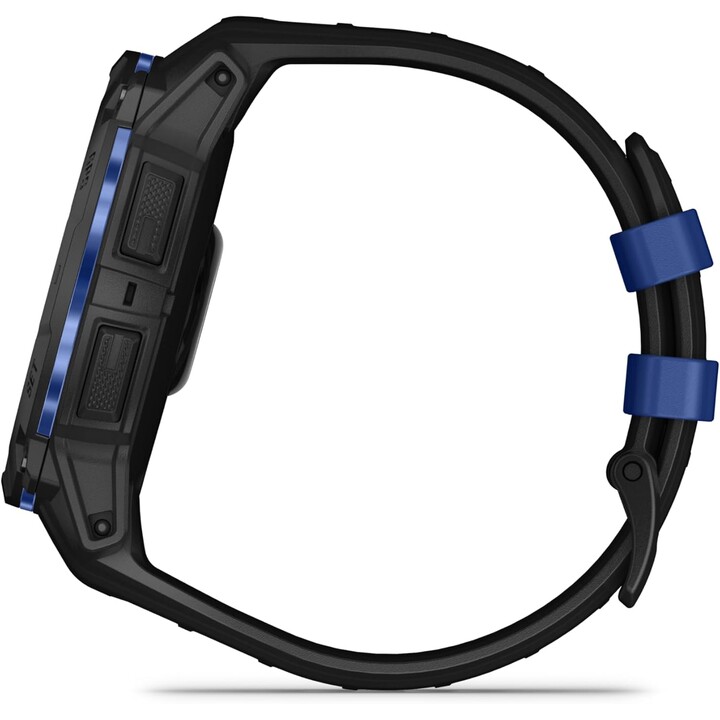 Garmin Instinct 3 AMOLED 50 mm Noir avec bracelet noir/bleu