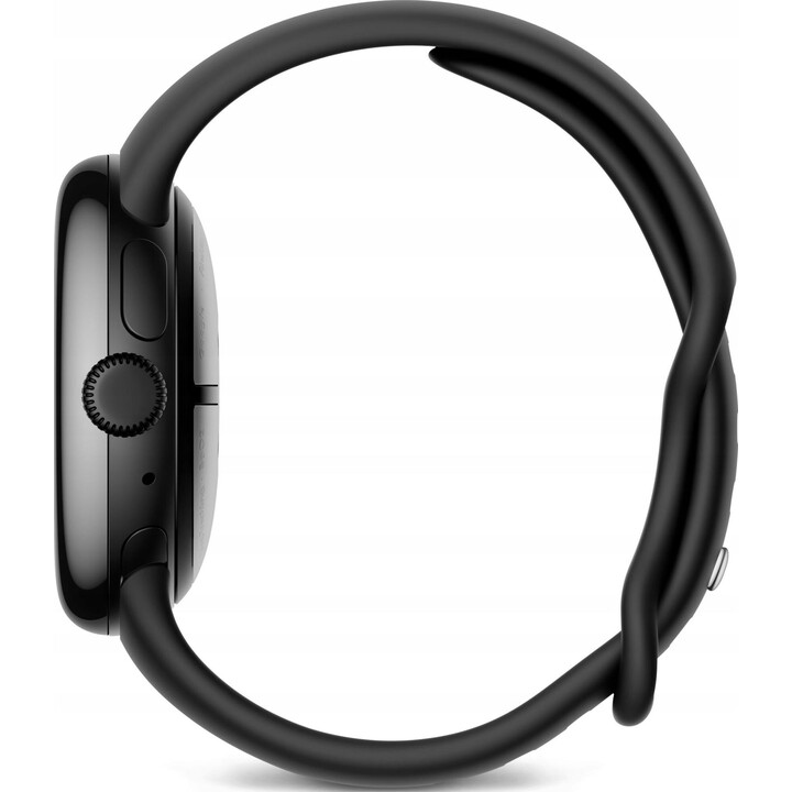 Google Pixel Watch 3 45 mm, bracelet obsidienne, Bluetooth, noir