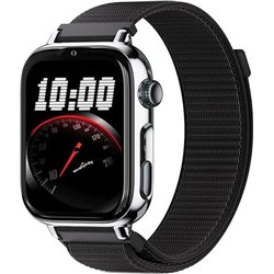 Smartwatch SaveWatch Plus 2 call and GPS / Savefamily / 680 mAh / NanoSIM / Fabric / Silver / Black Night