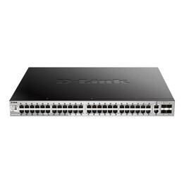 D-Link DGS-3130-54PS/E, switch stack Gigabit PoE Layer 3 a 54 porte (SI)