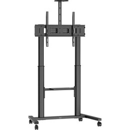 Vogel's Essential T1041 B, Stabiler Display-Trolley, Tragfähigkeit bis zu 100 kg, Max. VESA 800x600