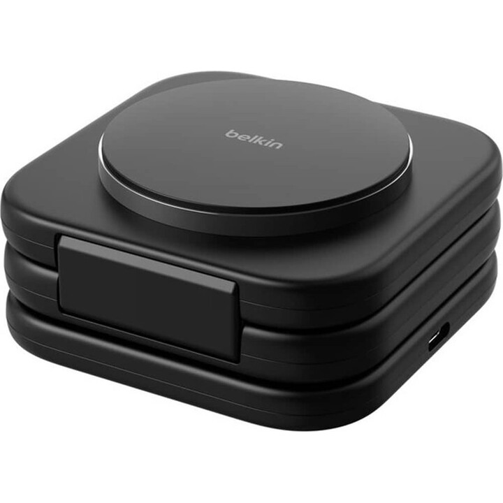 3-in-1 Wireless Magnetic Travel Charger with Qi2 (15W)