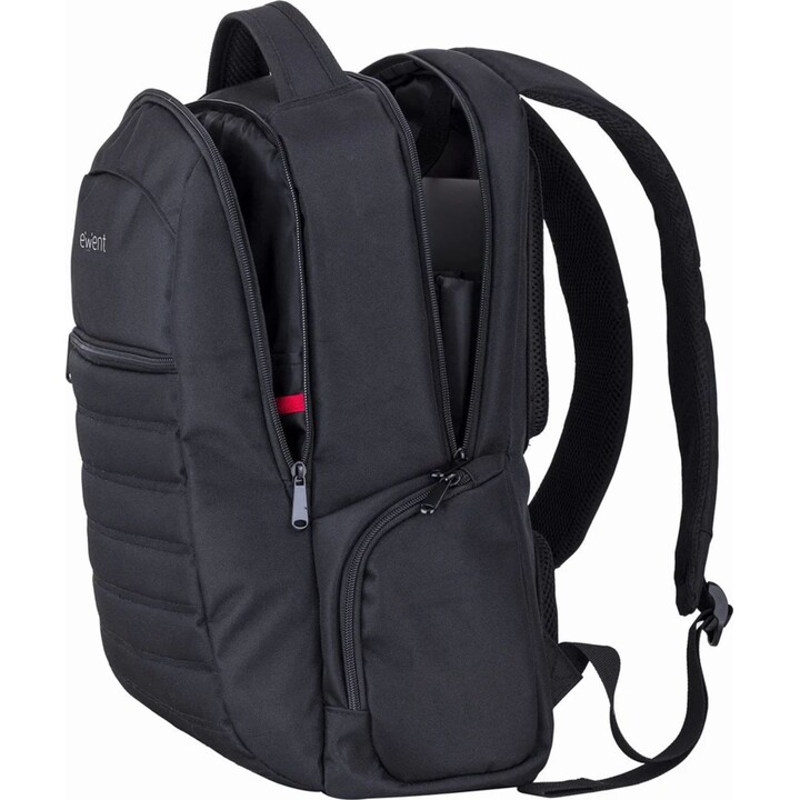 Ewent Urban 17.3" Laptop Backpack, Carrying Handle, Black