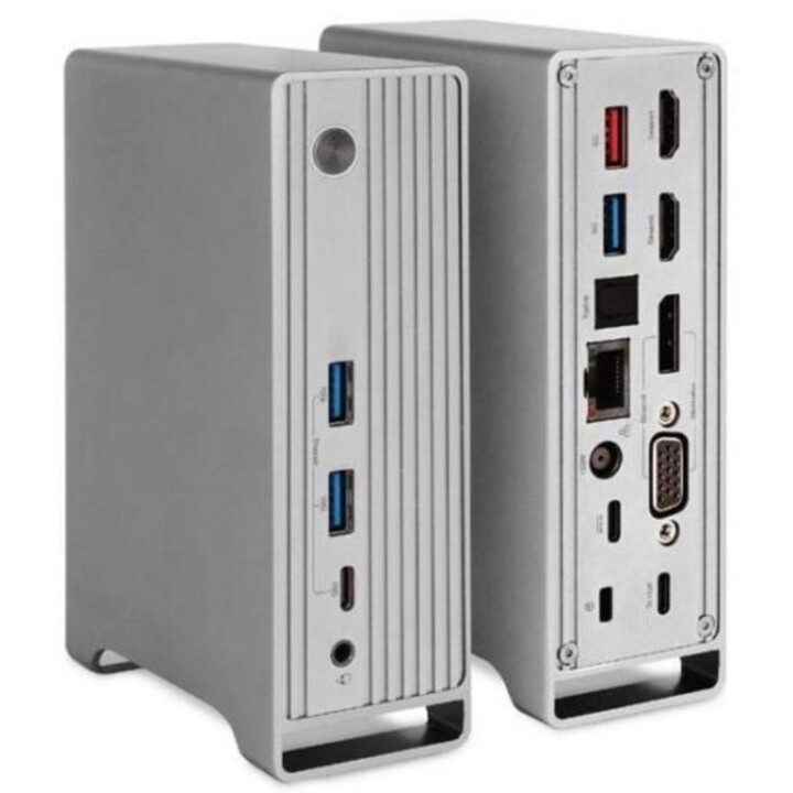 Estación de acoplamiento de accesorios USB-C/red de 120 W Club3D CSV-1568