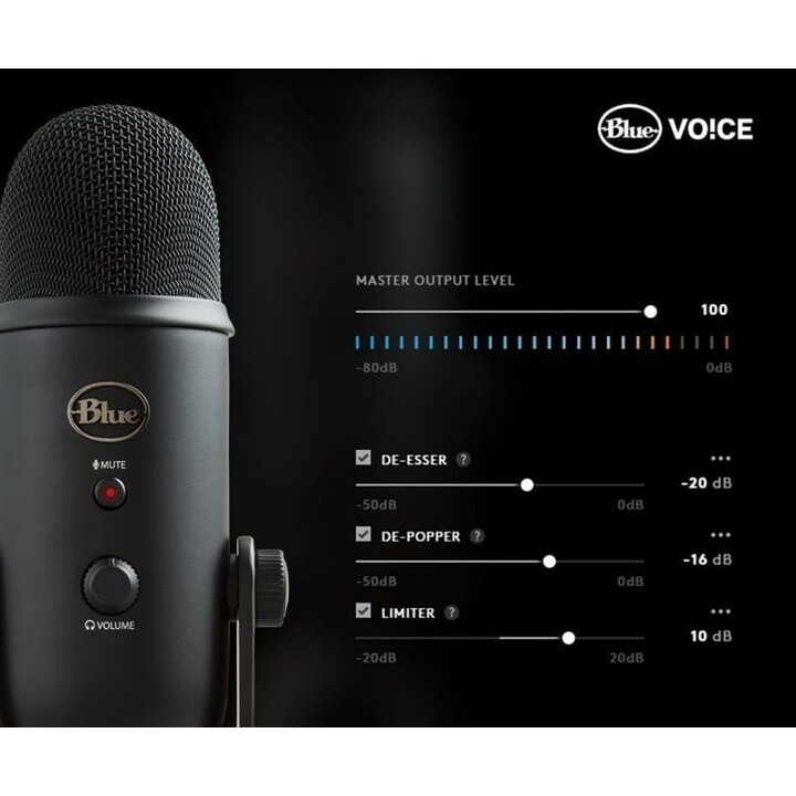 Logitech Blue Yeti Usb Black Microphone