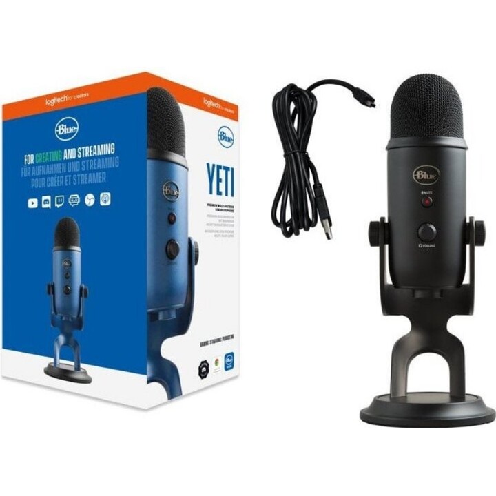 Logitech Blue Yeti Usb Black Microphone