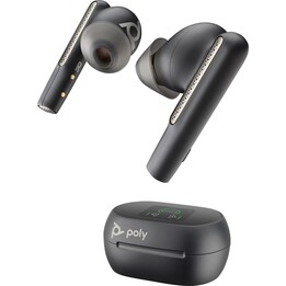 Auscultadores Poly Voyager Free 60 + adaptador USB-C BT700 + estojo de carregamento com ecrã tátil