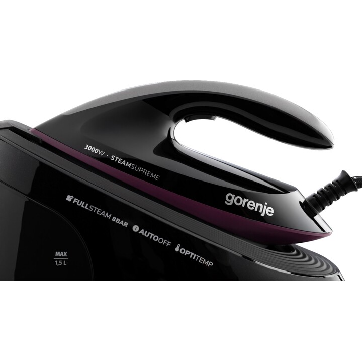 Gorenje SGD3000BKV 1.5L Steam Generator Ceramic Soleplate Black
