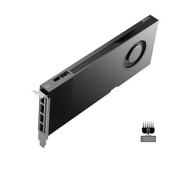 PNY RTX PRO 4000 Blackwell, 24 GB GDDR7 ECC 192 bit, 140 W, PCI Express 5.0 x16, 4 x Display Port 2.1, supporto ATX, 1 cavo di a