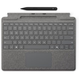 Clavier pour Microsoft Surface Pro 10/11 avec Pen2 + Copilot Taste - Platinum