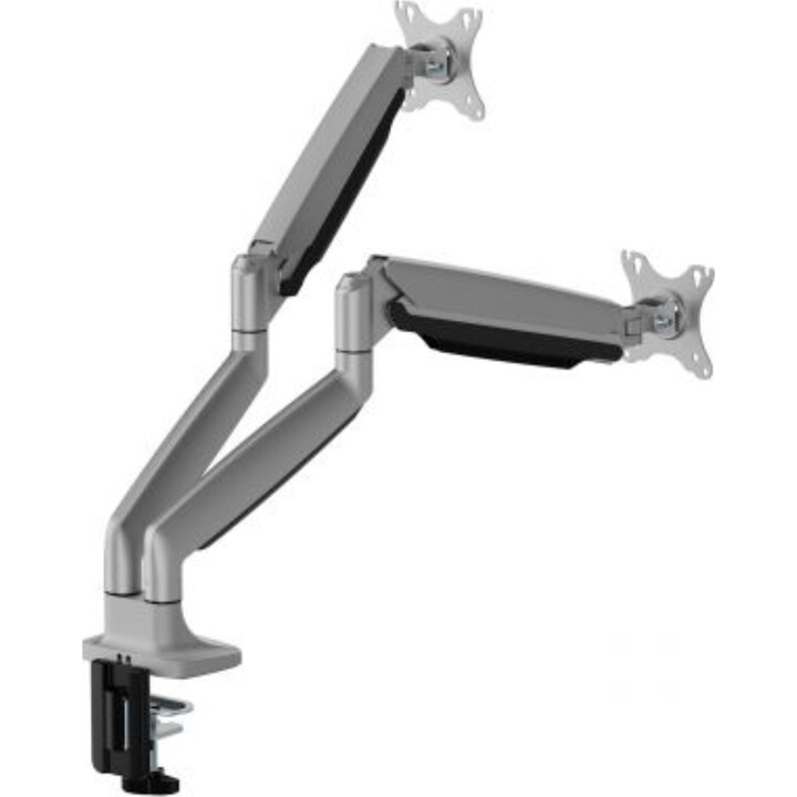 Supporto da tavolo Ewent per monitor doppi piatti/curvi/ultrawide fino a 35" e 15 Kg
