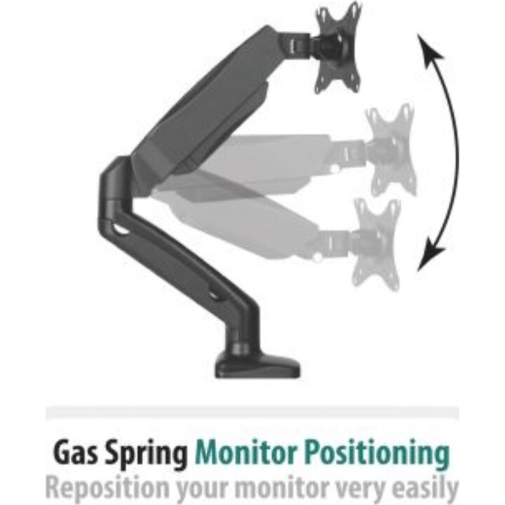 Ewent Gasfeder-Tischhalterung für 2 Monitore bis zu 34 Zoll