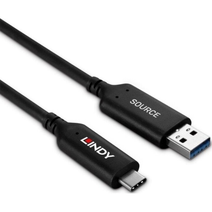 Cable USB 3.2 tipo A a C 25 m/43396 Lindy