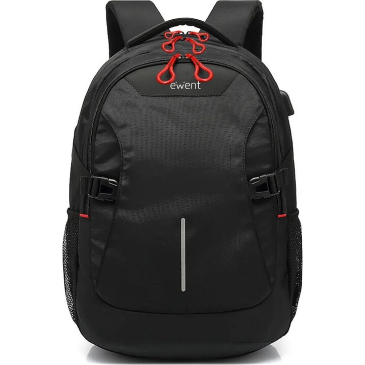 Mochila para laptop Ewent de 15,6 polegadas com porta USB