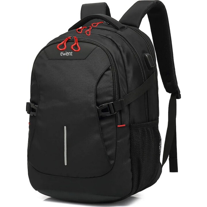 Mochila para laptop Ewent de 15,6 polegadas com porta USB