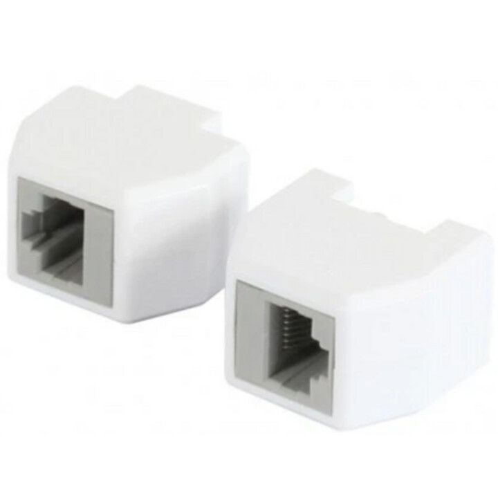 Allnet Tp-Tp Kupplung Cat6A Box 1:1 8 Pole. Magnetischer Sicherheitsstecker Rj45 50Er Bulk Set Abwurfbuchse Poe Fähig Bis Zu 1