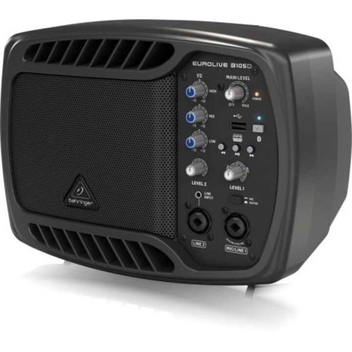 Behringer B105D Full Range Speaker Black Wireless & Wired 50W