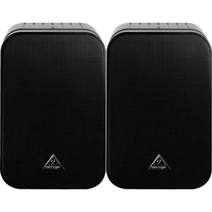 Behringer 1C-BK 2-Way Speaker, Black, Wired, 100W
