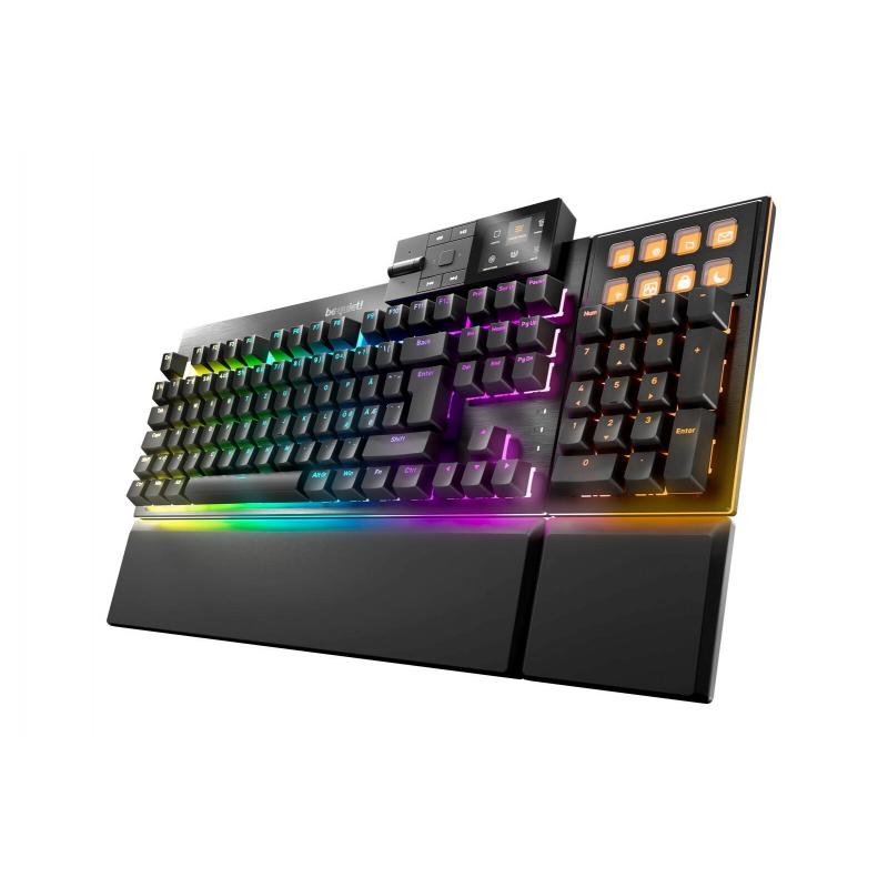Be Quiet Dark Mount Silent Tactile Wired Keyboard with RGB LED, Black
