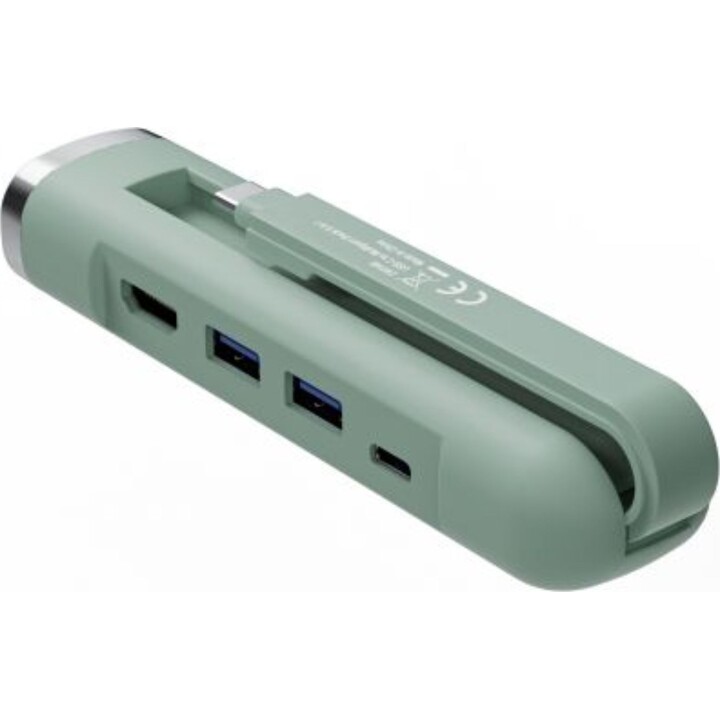 Dock multiporta Ewent 5 em 1 USB-C, 4K HDMI | 