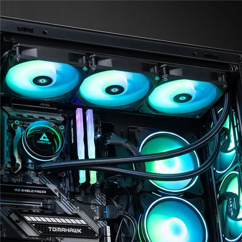 Chieftec Iceberg 360 RGB Water Cooling System, Black