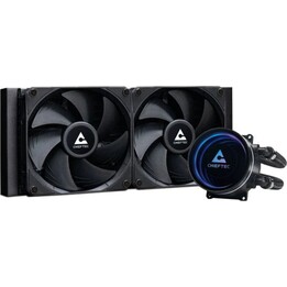 Chieftec Iceberg 240 Dark, Refroidi par eau, Noir