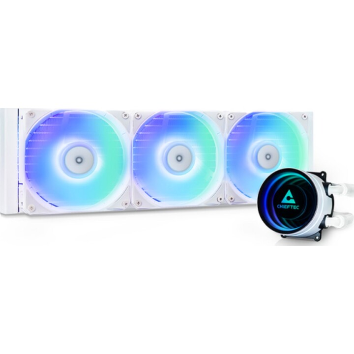 Chieftec CLC-360-RGB-W Kühlsystem, Quick-Dock A-RGB/PWM-Lüfter