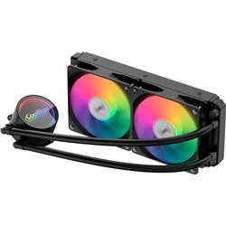 CoolBox Infinite Liquid240 aRGB - 240mm Liquid Cooling, Black