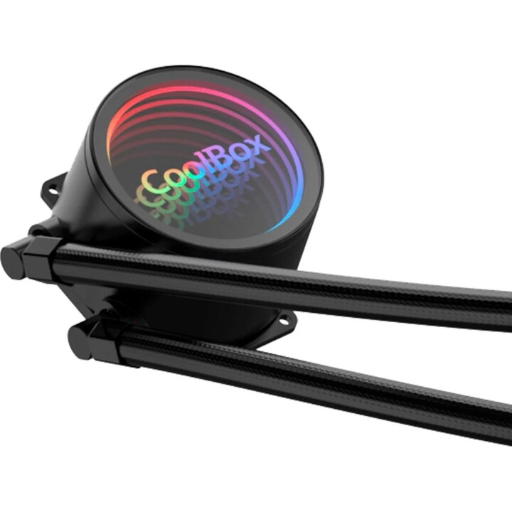 CoolBox Infinite Liquid240 aRGB - Raffreddamento a liquido da 240 mm, nero