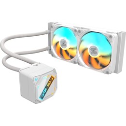 Cooler líquido para CPU Gigabyte GAMING 240 ICE All-in-One de 240 mm, branco