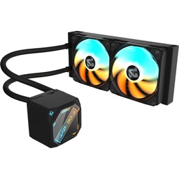 Refrigeración líquida para CPU Gigabyte GAMING 240 todo en uno de 240 mm, color negro
