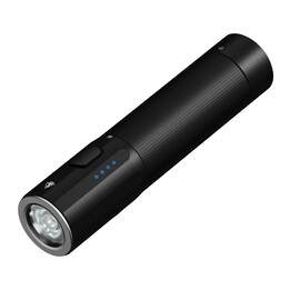 NexTool NE20069 Rechargeable and Waterproof Handheld LED Flashlight 1,200 lm, Black