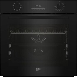 Beko BCBIM17300KSBMPB, Multifunktionsbackofen mit AeroPerfect-Technologie für gleichmäßiges und präzises Backen, Schwarz