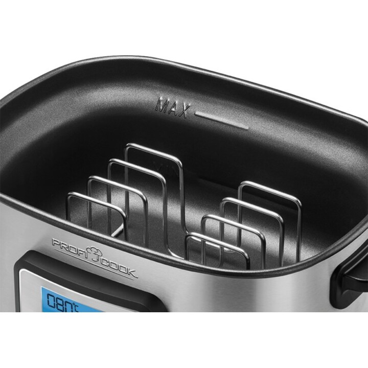 ProfiCook PC-SV 1112 8 L 520 W Preto, Aço Inoxidável