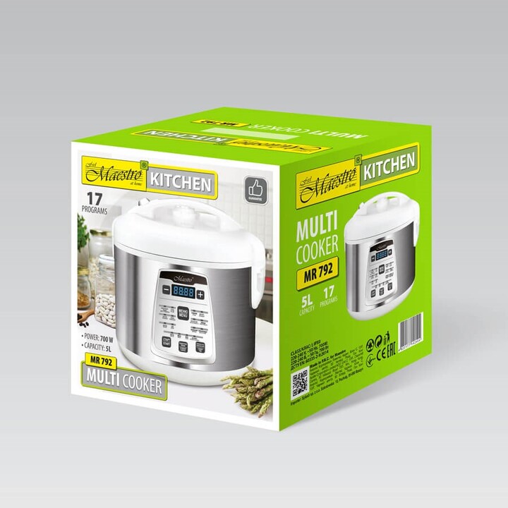 MULTICOOKER MAESTRO MR-792 17 programas, 700 W