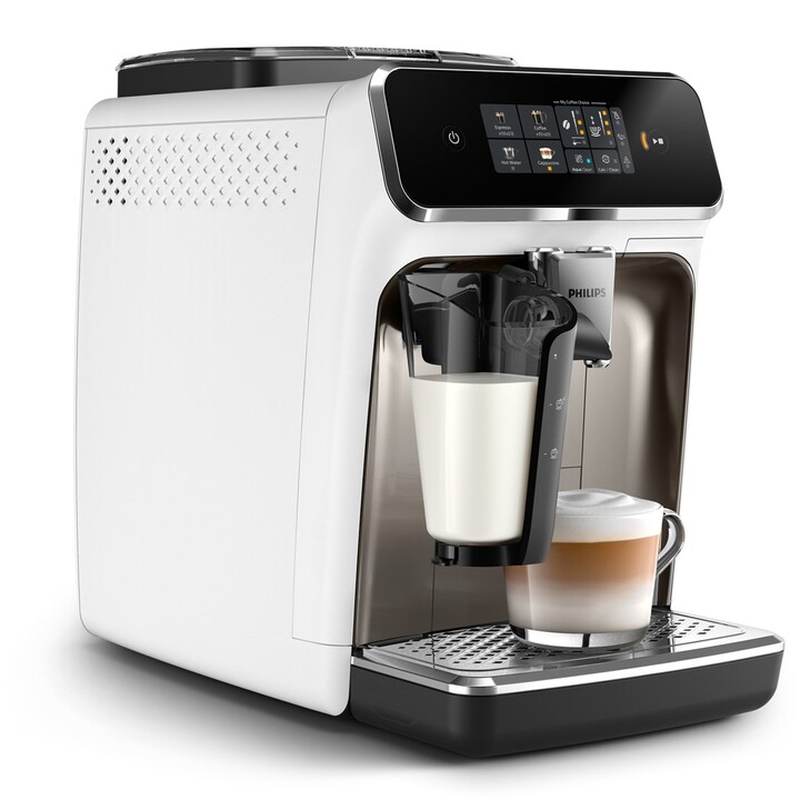 Máquina de café expresso automática Philips Série 2300 LatteGo com solução de leite EP2333/40, 4 bebidas