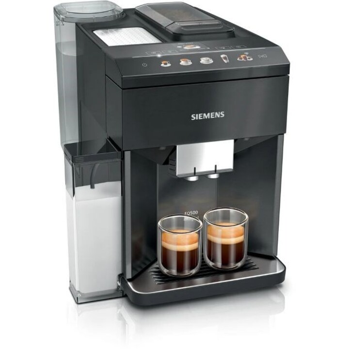 Máquina de café expresso elétrica totalmente automática Siemens EQ.500 TQ518RX3 de 1,9 L