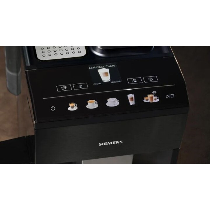 Máquina de café expresso elétrica totalmente automática Siemens EQ.500 TQ518RX3 de 1,9 L
