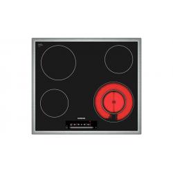 Siemens ET645NF17 hobs Negro, Acero inoxidable Integrado Cerámico 4 zona(s)