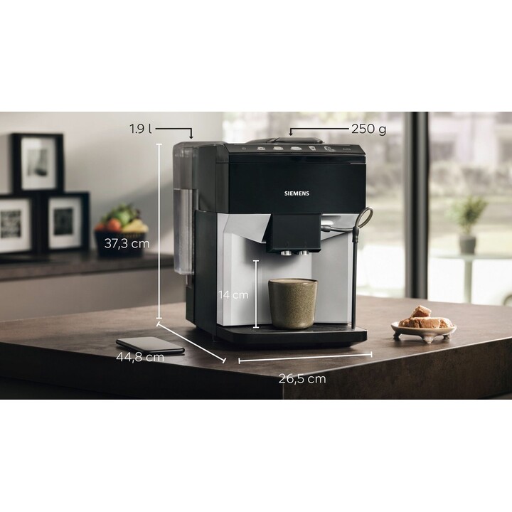 Siemens EQ500 TP511R01 - Fully Automatic Espresso Machine - Light Silver