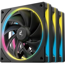 Paquete de 3 ventiladores DeepCool FL12 SE de 120 mm con ARGB de alto rendimiento