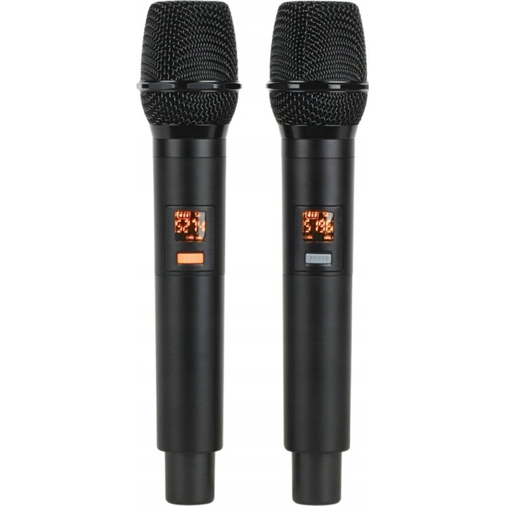 V-TONE BQ12 GO MP3 - Active speaker, rechargeable, black, Bluetooth, TWS, USB, SD, DSP, AUX, infrared remote control, 2x microph