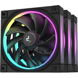 DeepCool FL12 120-mm-Lüfter im 3er-Pack mit exklusivem ARGB, geräuscharmem 4-Pin-PWM