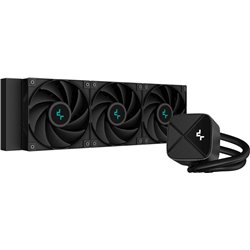DeepCool Zero Dark All-in-One Liquid Cooling System 12cm, Black
